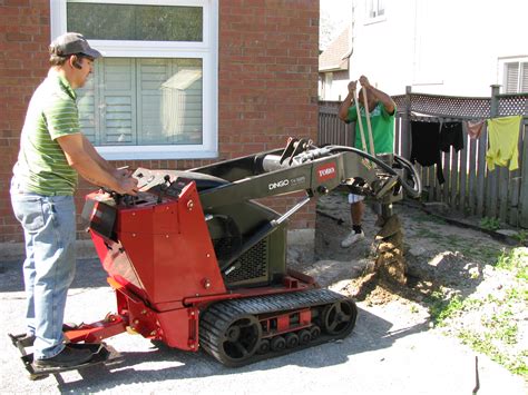 rent a stand on skid steer|walk behind bobcat rental.